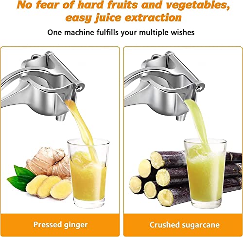 Image of Aluminum Hand Press Juicer Manual Citrus & Fruit Juicer for Kitchen Use Sturdy Metal Juicer for Home, Kitchen & Bar Easy-to Use Manual Machine