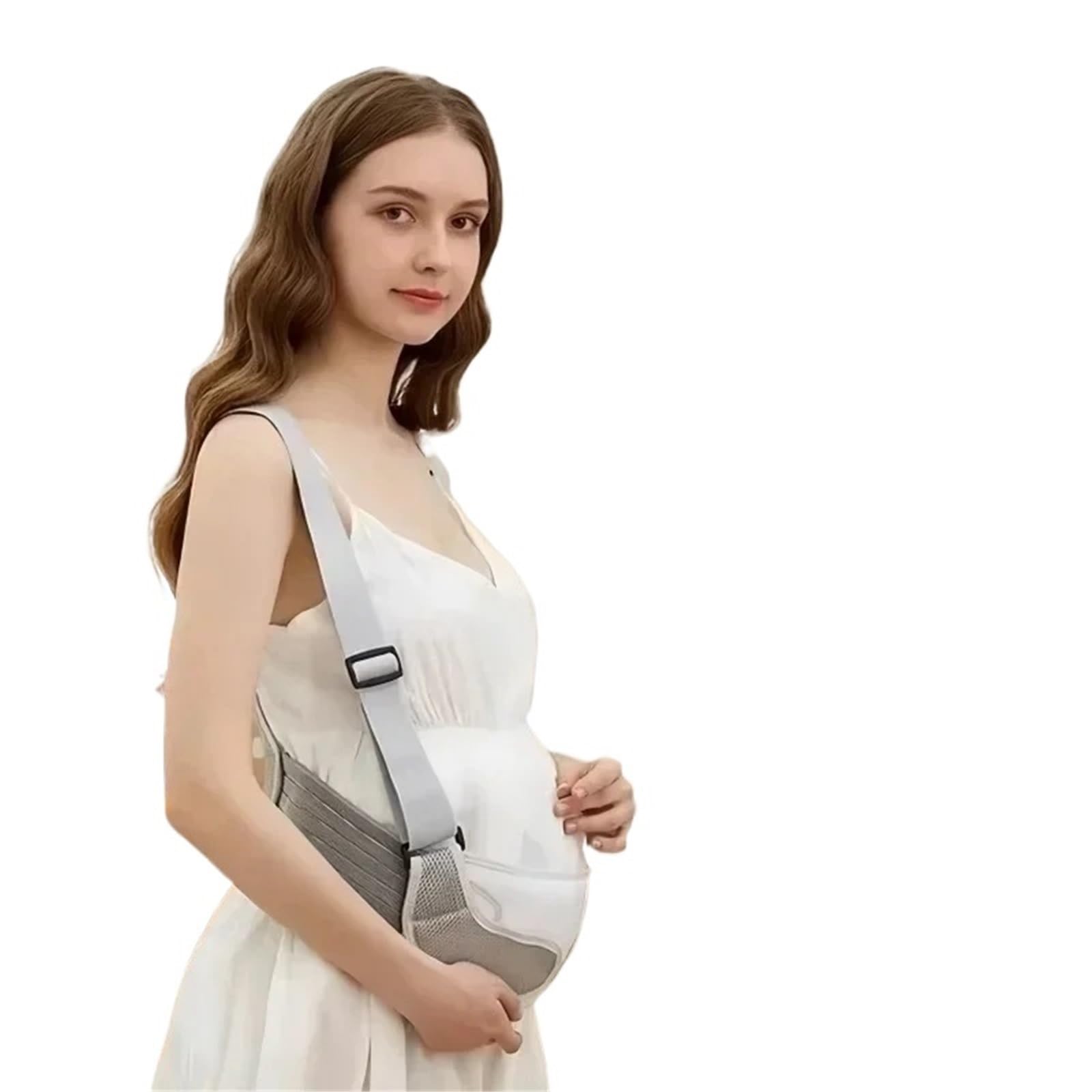 Pancera Gravidanza Cintura premaman for alleviare il mal di schiena | Supporto for la vita regolabile for la cura della gravidanza for alleviare il dolore pelvico(45-70kg-M)