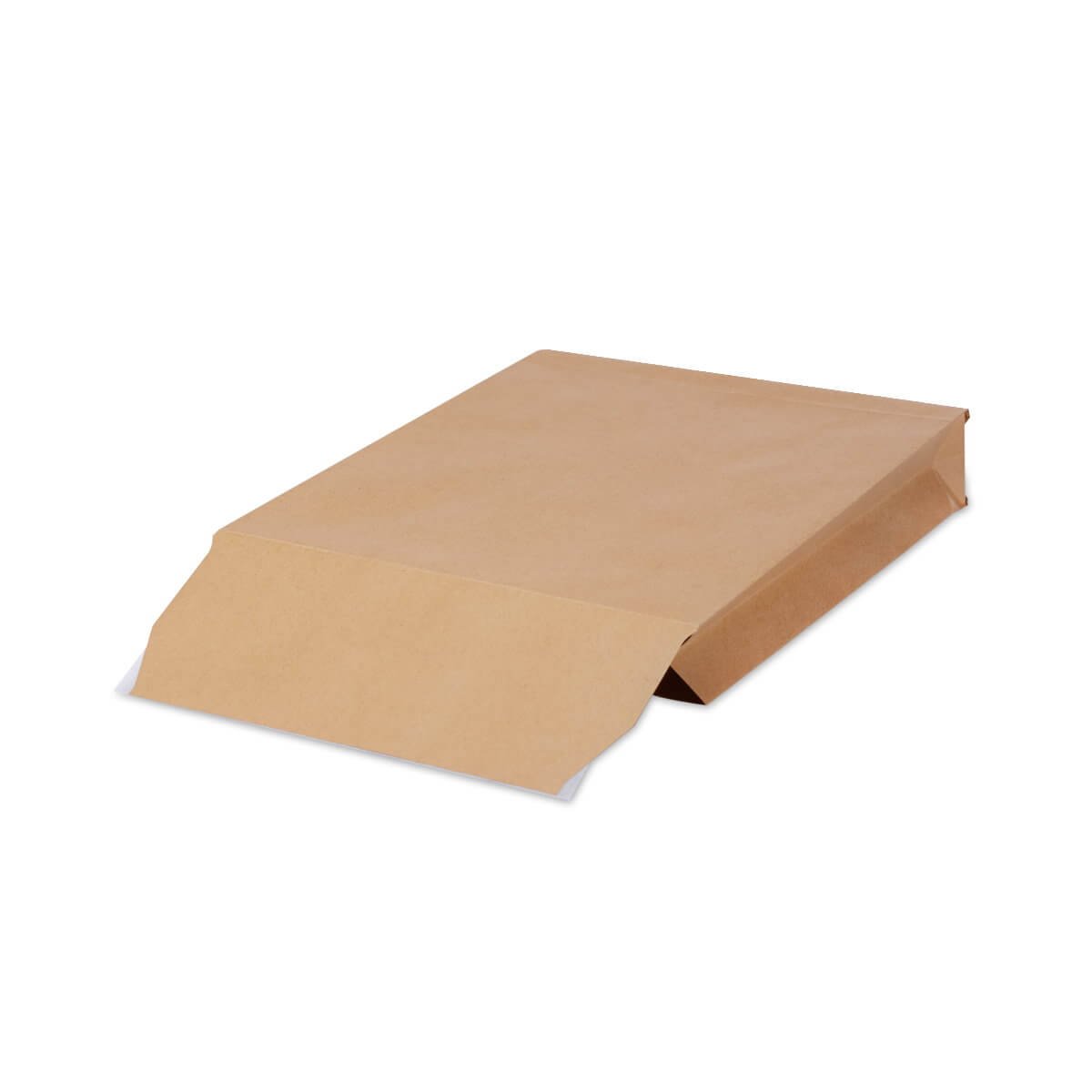 MASHPAPER 250 Faltentaschen Versandtaschen ohne Fenster braun DIN B5 176x250 mm mit Seitenfalte und Klotzboden
