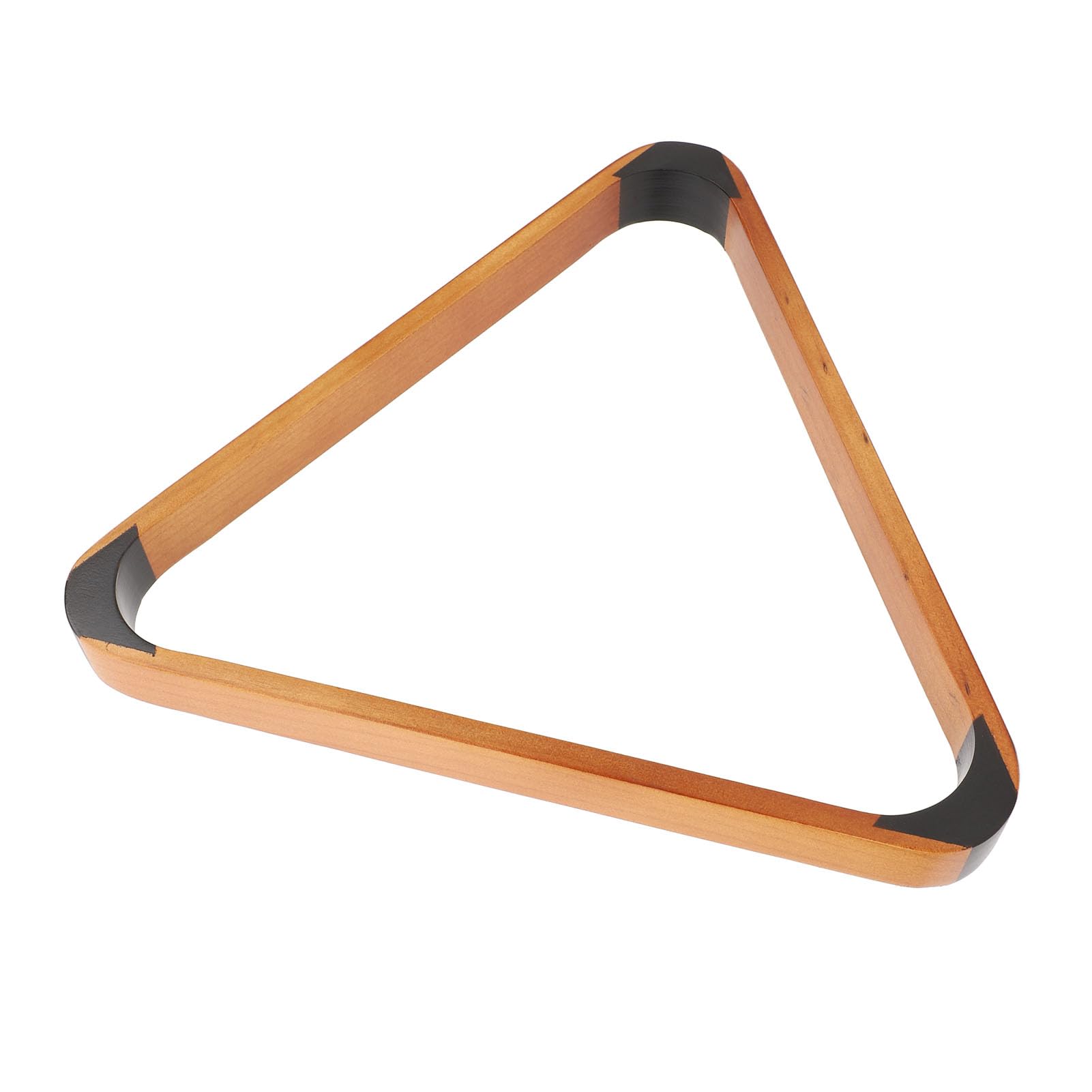 Alomejor Triangle de Billard, Design élégant Robuste Moderne, Accessoire Billard, Bois de pin Noir for Salle de Jeux Bar intérieur Maison Salon