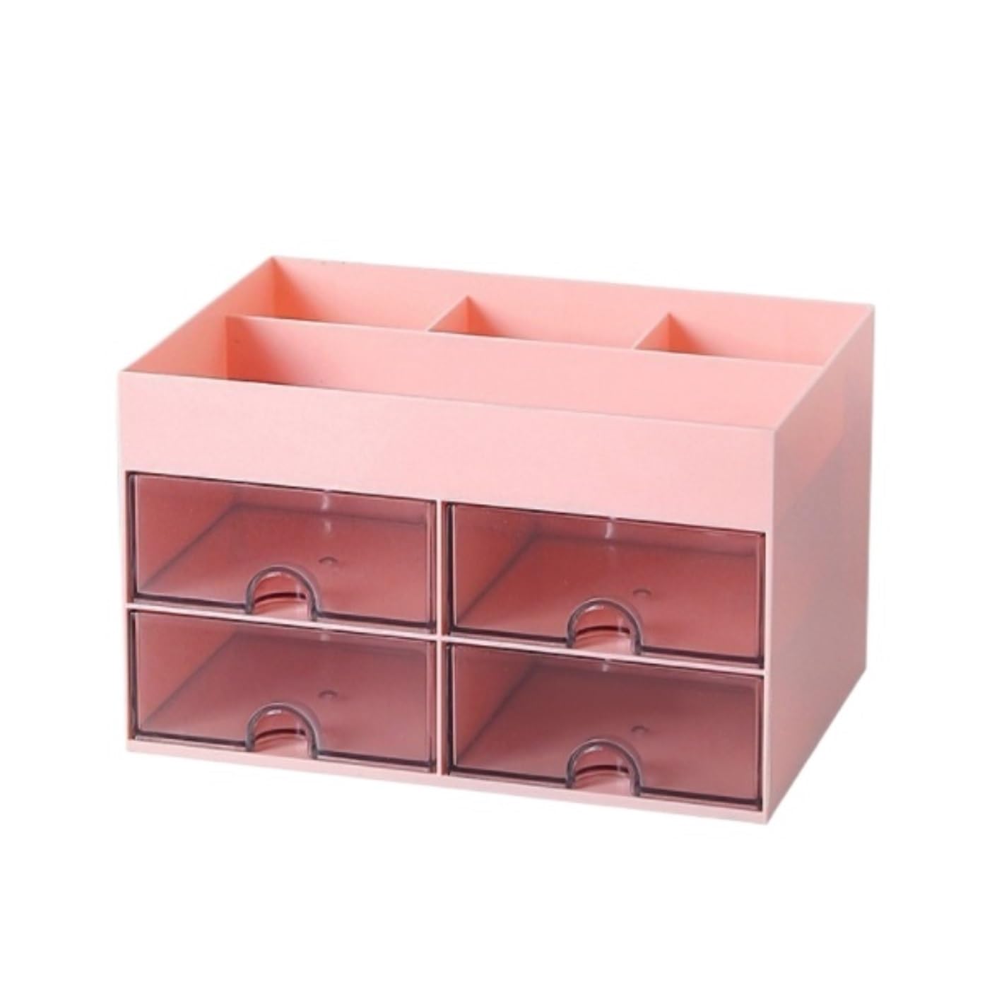 Organizer na Biurko Organizer Na Biurko Z 4 Szufladami Na Biurko, Długopis, Pojemnik Na Ołówki, Przechowywanie Materiałów Biurowych, Akcesoria Biurowe Organizery na Biurko (Color : Rosa, Size : 8.3*