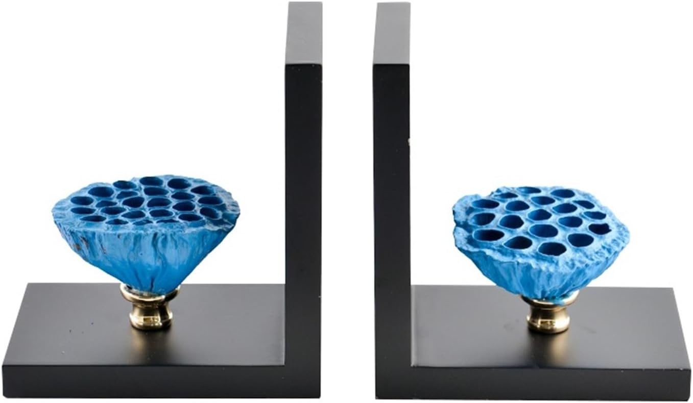 Book Ends Heavy Duty Decorative Resin Bookends Resin Book Ends Support for Shelves Divider Stopper Holder for Decor Home Office Library School Book Ends for Shelves