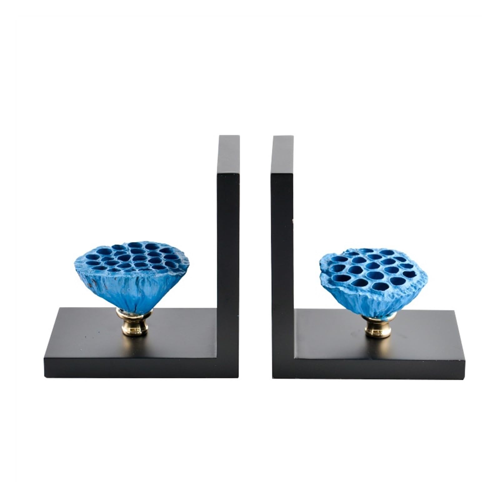 Decorative Bookends Heavy Duty Decorative Resin Bookends Book Ends Support for Shelves Divider Stopper Holder for Decor Home Office Library School