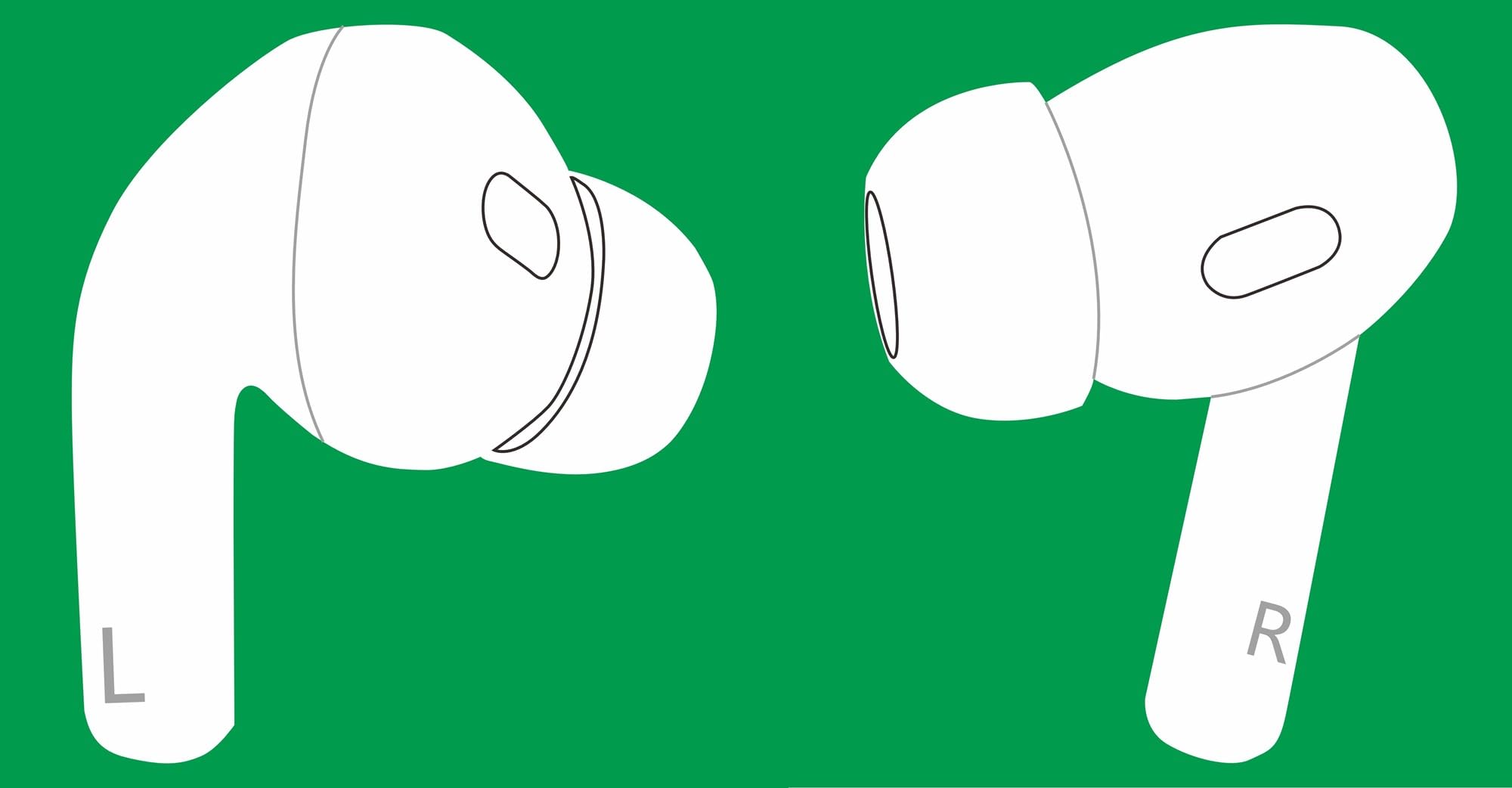 Amazon.com: OEM Left and Right Earbuds Replacements for Pods Pro