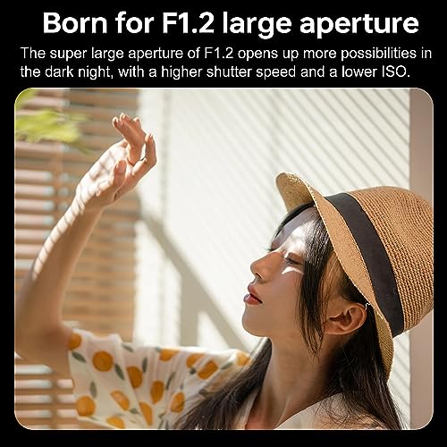 Image of VILTROX 75mm f /1.2 F1.2 Pro E-Mount Ultra Wide Angle Autofocus APS-C Prime Lens for Sony E-Mount Camera A6600 A6500 A6300 A6000 A6400 A6100 A5100 A7 A7R A7C A7II A7RII A7SIII A7III A7RIII A7RIV A9