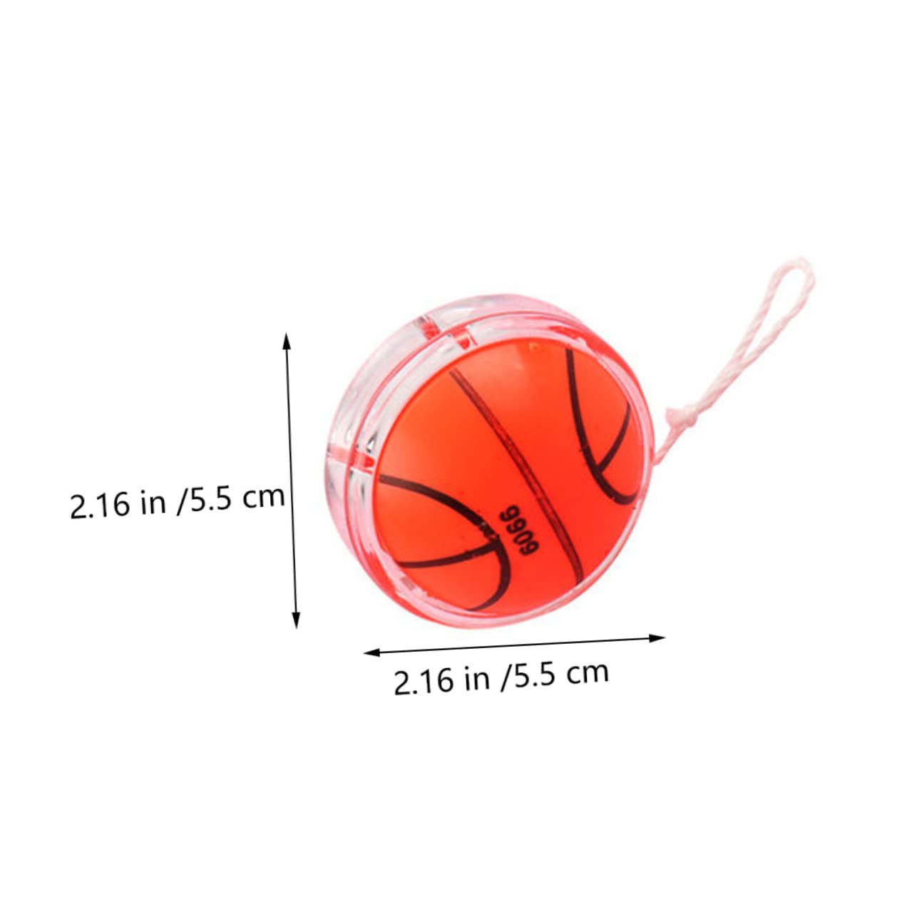 BESTonZON 10Pcs Creative Plastic Yoyo for Color Styles Fun Childhood Parties Playtime Random Color