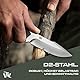 Wolfgangs ODENWOLF Outdoor-Messer AMBULO mit Kydex Holster - Edles Jagdmesser aus einem Stück D2 Stahl gefertigt - DAS Bushcraft Messer - Perfektes Survival Messer