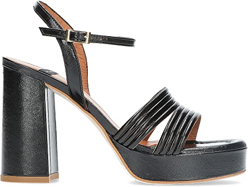 Sandales en cuir rose Angel Alarcon 23085 : le confort d'une plateforme contre le mal de pieds