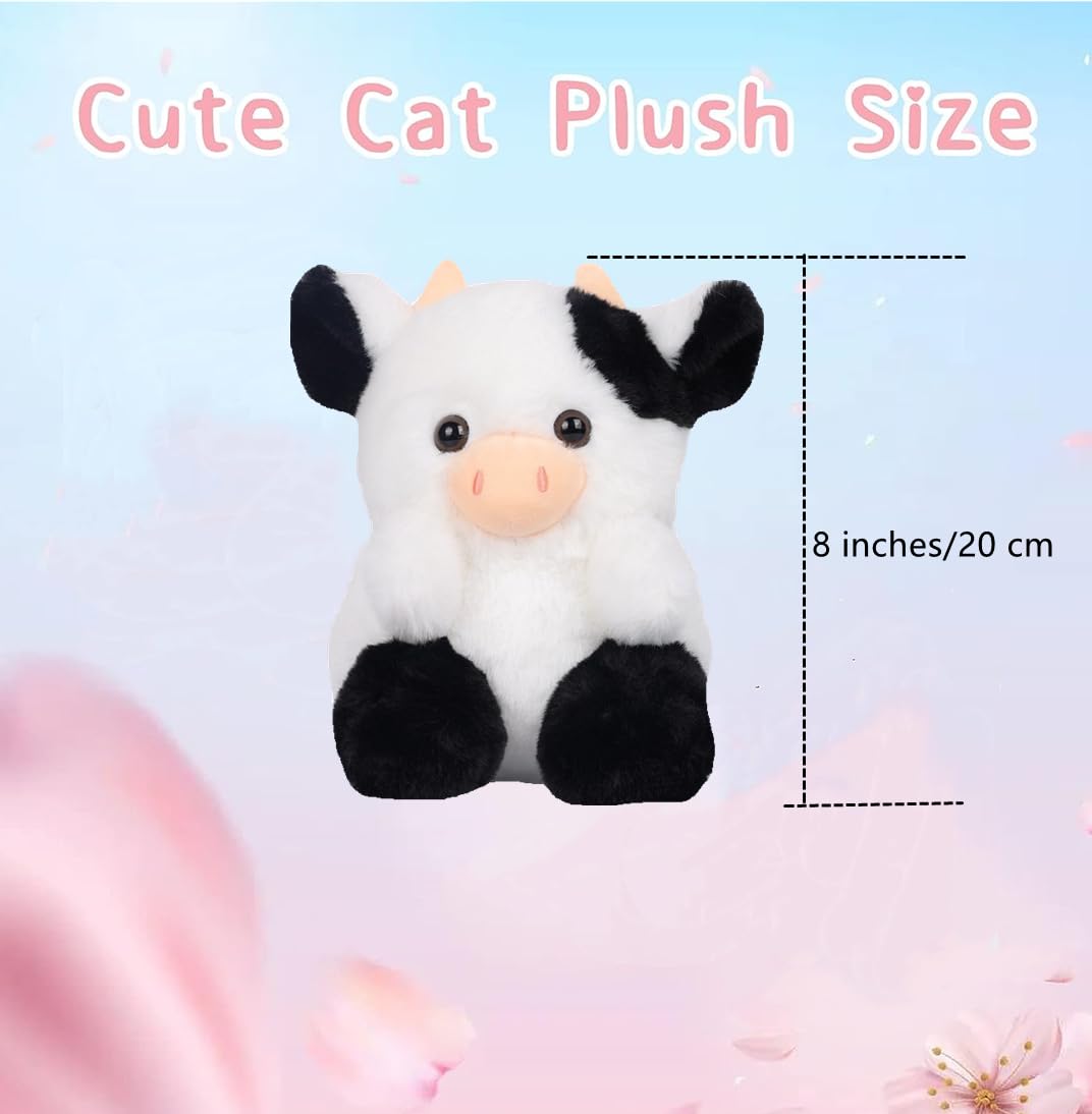 Amazon.co.jp: JOSON 牛ぬいぐるみ かわいいイチゴ牛ぬいぐるみ