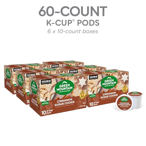 Image of Green Mountain Coffee Roasters Cinnamon Sugar Cookie Coffee, Keurig Single Serve K-Cup Pods, 60 Count