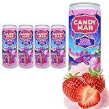 Botanical Brewing Candy Man Kava Drink with Kava Root Extract | Refreshing Relaxation Drink, Sparkling Kava Seltzer | Gluten-Free, Vegan & Low-Calorie | Naturally Sweetened with Agave | 12 oz 4-Pack