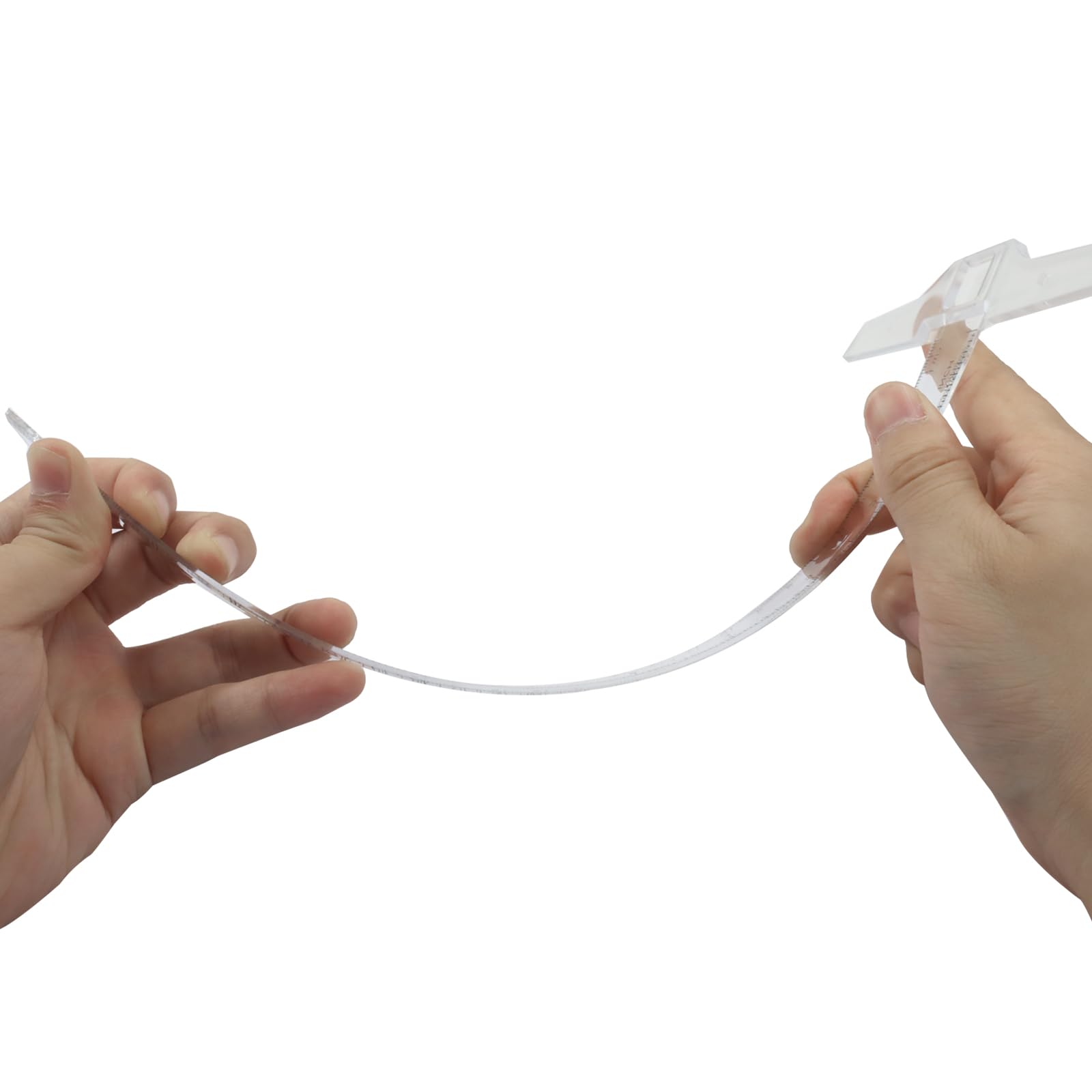 Lot de 1 règle en T en plastique transparent de 30,5 cm pour travaux de mise en page générale et dessin technique