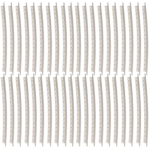 ibasenice Guitar Fret Wire 40pcs Fret Wires for Electric Guitar Fretboard Accessories