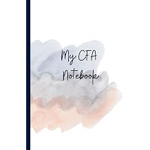 My CFA Notebook A Simple Bullet Journal is the perfect way to take notes & Prepare for the CFA Exam | 120 pages