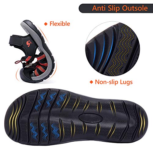 Image of CAMELSPORTS Men's Hiking Sandals Closed Toe Outdoor Beach Sandal Waterproof Sport Fisherman Sandals Water Shoes