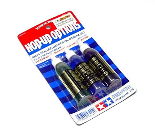 Tamiya RC 53444 aceite amortiguador de silicona mediano para eliminar rebotes y mejorar la tracción