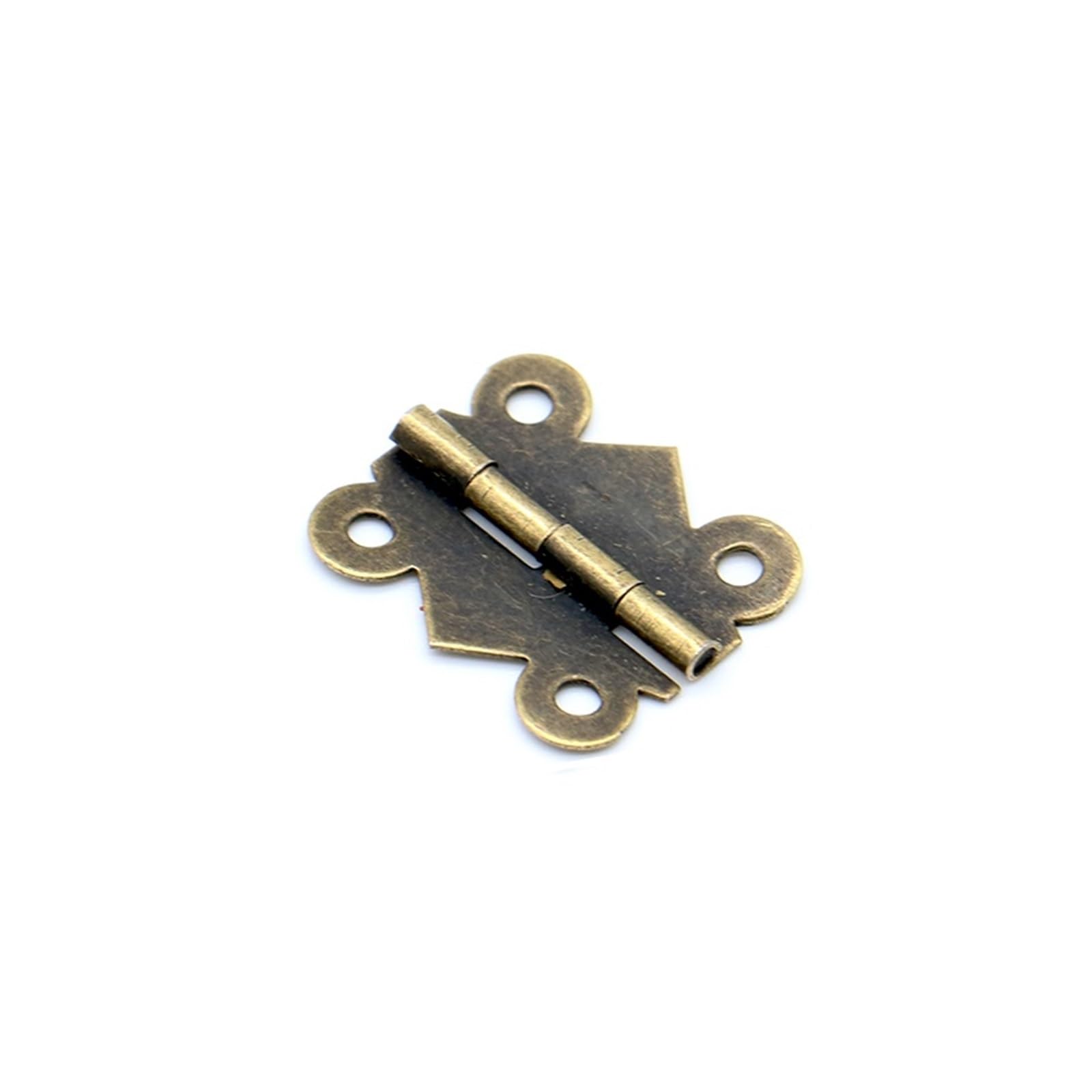 Charnière de porte papillon rétro en finition bronze pour quincaillerie fine