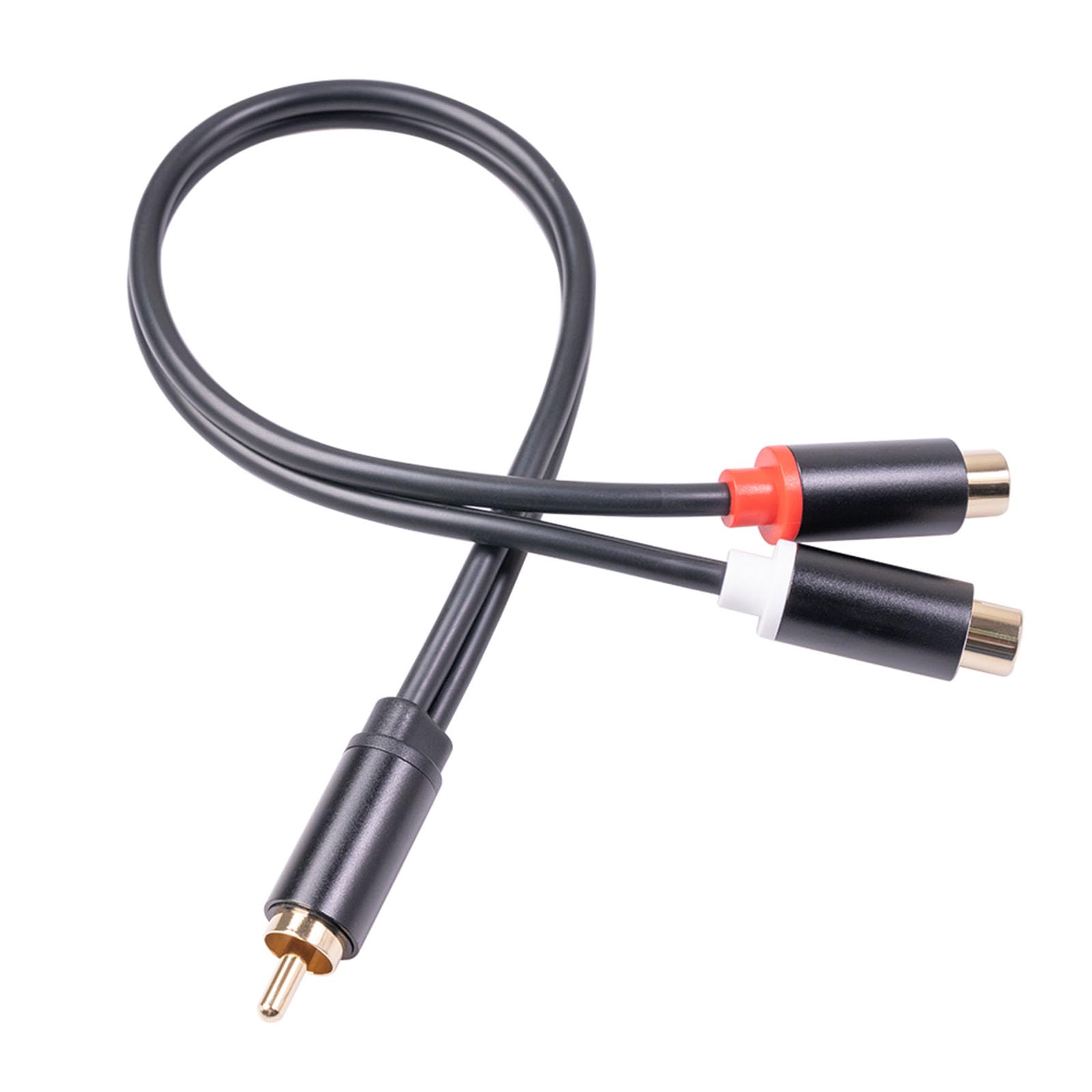 Y Adapter 1 (Male) to 2 (Female) Stereo Y Adapter Subwoofer Cable 1 Male to 2 Female Y Splitter Connectors