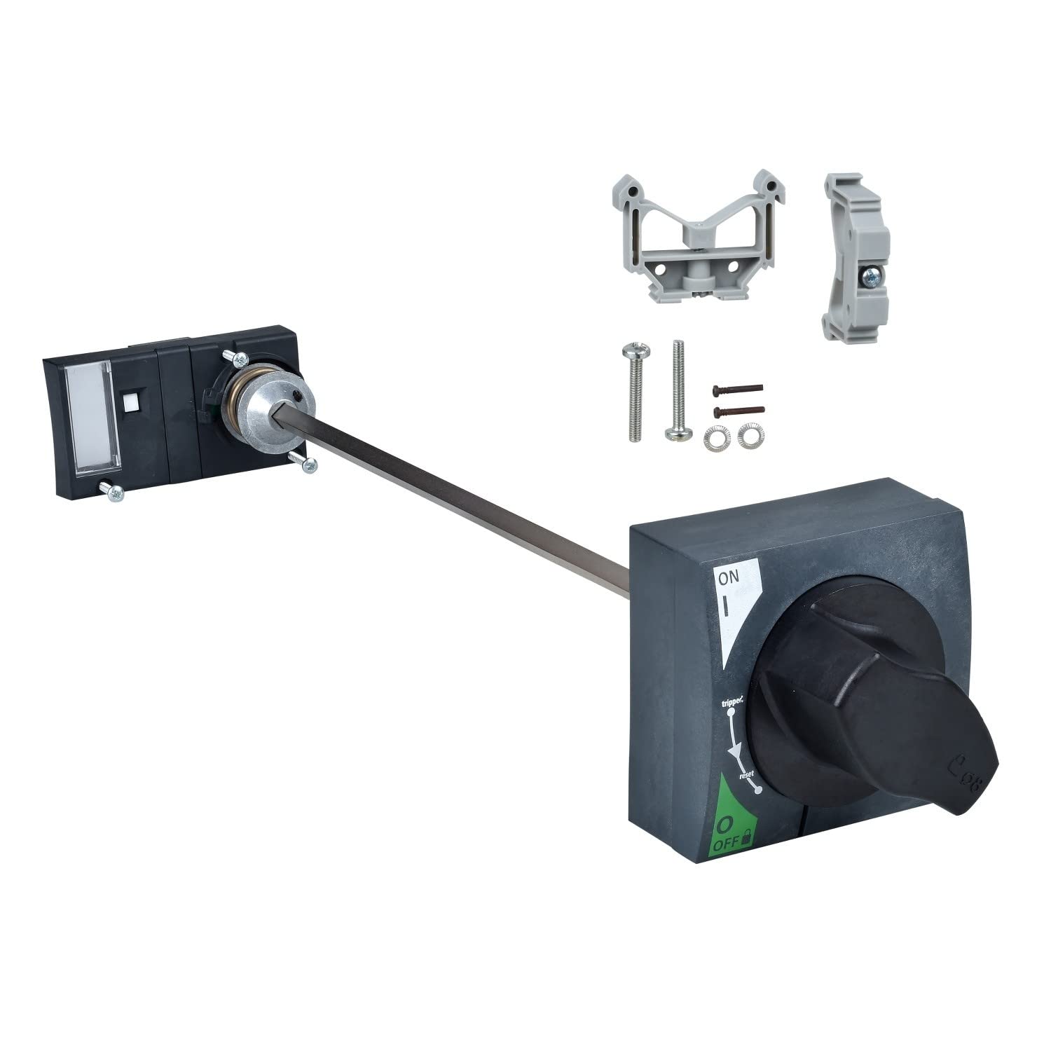 Schneider Electric 19088 Mando Rotativo NG 125, Estándar Extendido, 3P o 4P, Negro