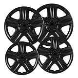 OxGord Hub-caps for 06-11 Chevrolet Impala ROLET Impala Wheel Covers 16 inch Snap On Black