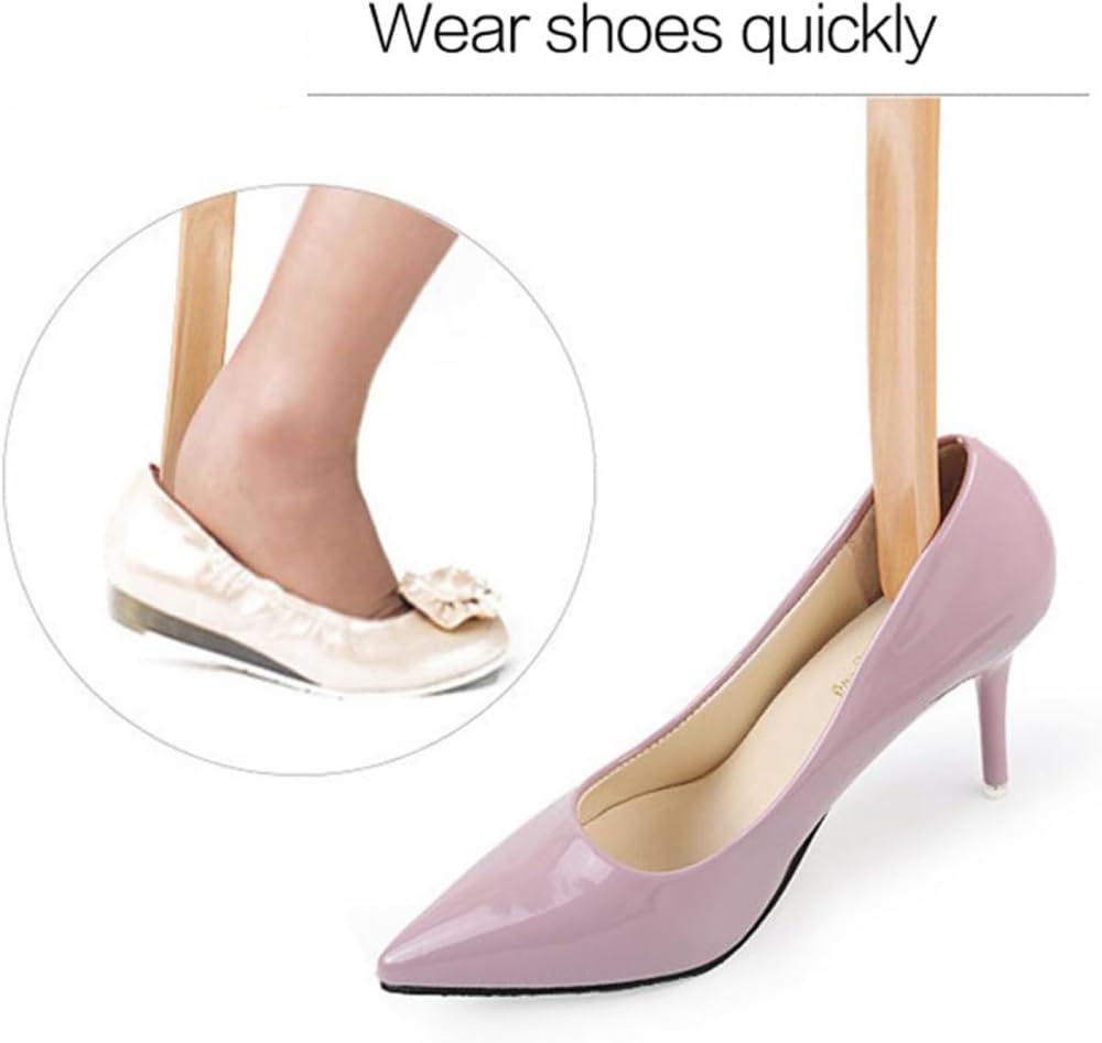 Calzador, calzador largo, Calzador de madera profesional, calzador de mango largo Flexible, útil levantador de zapatos, cuchara profesional for zapatos, herramientas for el hogar, calzador