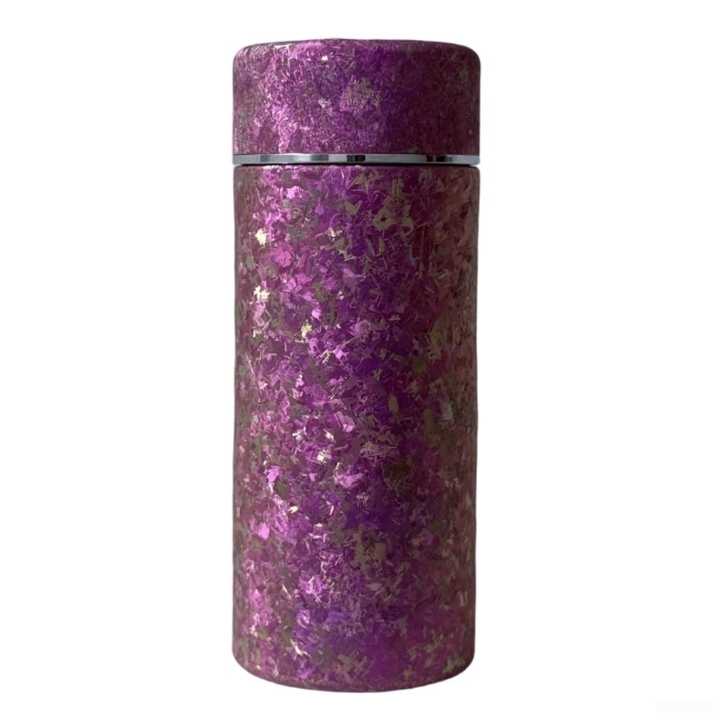 Gourde isotherme en titane pur rouge 200 ml haute qualité