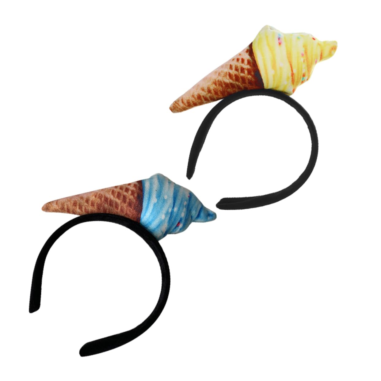 FRCOLOR 10stücke Haarband Eiscreme Design Lustiges Stirnband Für Make-up Und Vielseitiges Accessoire Für Damen Und Mädchen