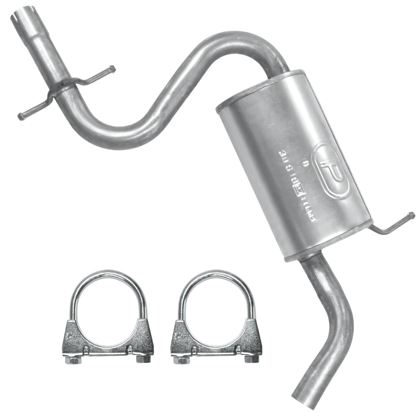 POLMOstrow Auspuff Mitteltopf für VW Golf 5 V 1.4 TSI 1.6 FSI Fließheck 2003-11.2008