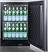 Summit 24” Beverage Center, 5.0 cu.ft. Capacity, Built-in Minibar, Panel Ready*- SCR610BLSDIF *Panel Not Included