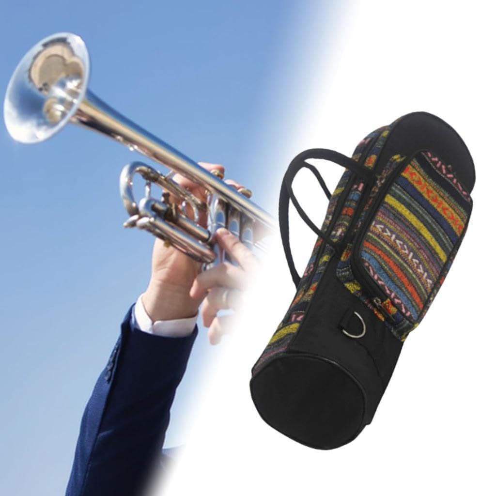 Funda para Trompeta, Estuche para, de 23,62'' con Bolsillos Y Cremallera.