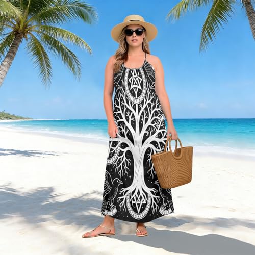 Robe caraco dos nu style gothique fluide et confortable
