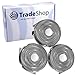 Produktbild Trade-Shop 3x Ersatz für Scherkopf Philips SpeedXL/SmartTouch HQ8270XL HQ8270XLCC HQ8280 HQ8280XL HQ8290 HQ9020 HQ9070 HQ9080 HQ9090 HQ9100 HQ9120 HQ9140 HQ9150 Messer Klingen Rasierklinge 3er Set