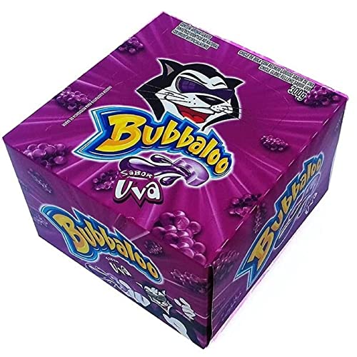 Brex America Bubbaloo Chewing Gum Grape Flavor Sabor Uva 300g (60 cts)