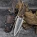 LENGREN KUNAI Tactical Fixed Blade Knife, 5.4