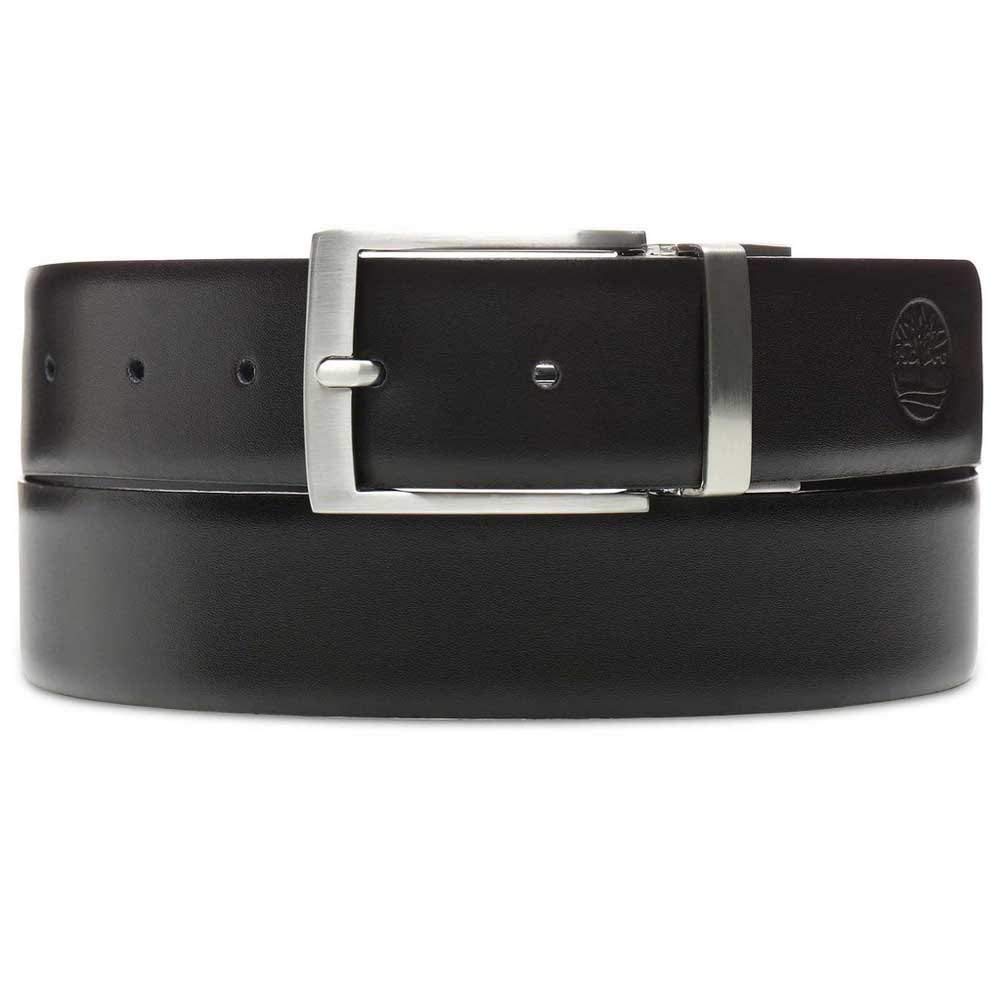 Timberland 35mm Odwracalny Plac Tip Belt Pasek, Czarny, XL Męski, Czarny