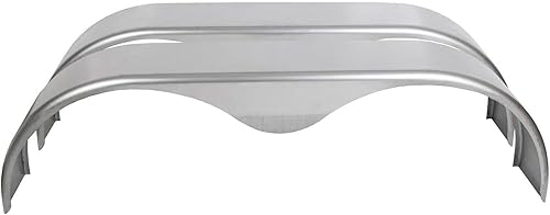 Miniatura 3 de Yazyu - 2 guardabarros para remolque de acero con eje tándem con caída de lágrima de 9 x 66 x 19.5 pies, compatible con consultas adaptativas con