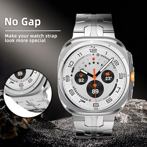 Bracelet Métal pour Samsung Galaxy Watch Ultra 47mm, montre de rechange réglable solide