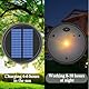 HELESIN Solarleuchten Ersatzteile，IP65 Wasserdichte Solarpanel, Solarleuchten Ersatz Top für Solarlaterne, Solar Gartenleuchten und DIY(1Pack 10.4CM)