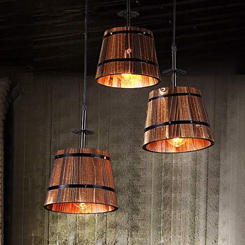 Plafond light creative rétro E27 et lustre industriel en métal pour déco bar