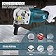 Knabber Blechknabber Kompatibel mit Makita 18V Akku, 800W 2200 U/min Bürstenlose Elektrischer Blechschere Metallknabber mit 360° drehbarer Knabberkop zum Schneiden von Edelstahl, Aluminium(ohne Akku)