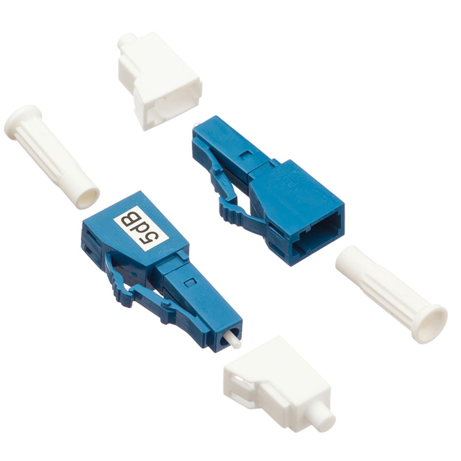 Attenuatore FM in Fibra LC Femmina-Maschio Tipo Spina 0db 1db20db 3db 5db 30db 8db Fibra Ottica ftth LC/UPC 10 pz(Grey/Green)