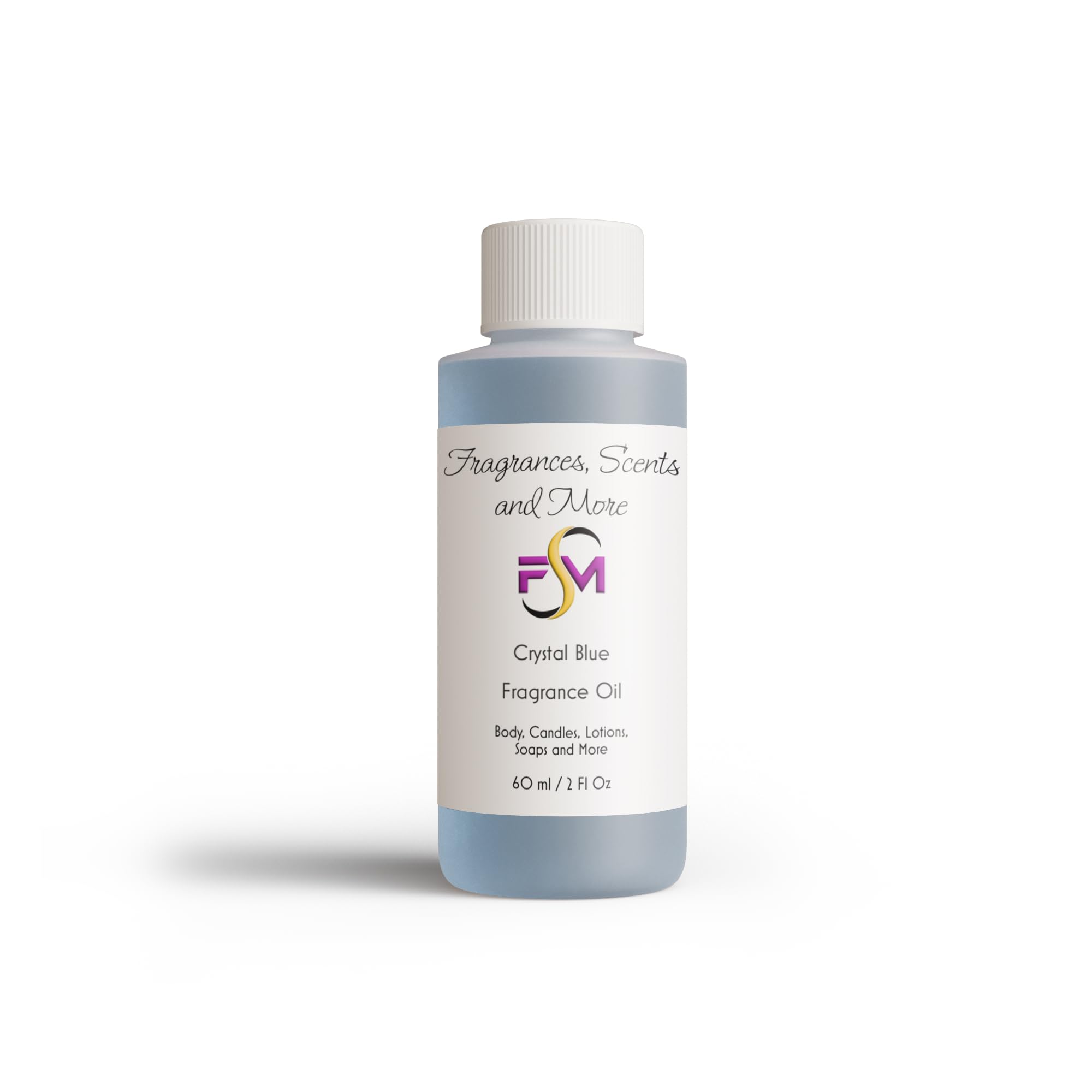 Crystal Blue Fragrance Oil - 2 Fl Oz Plastic Bottle (60ml)