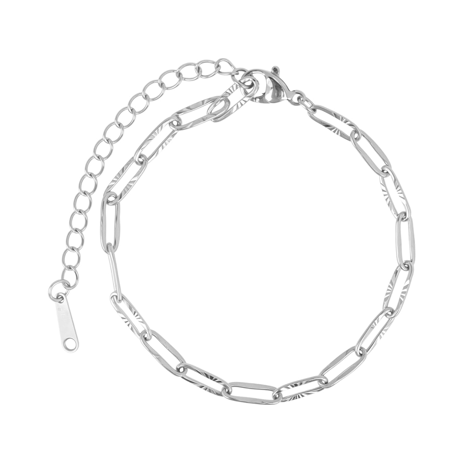 Sterling Silver Bracelet for Women, 925 Silver Bangle Elegant Dainty Jewelry Gift for Her