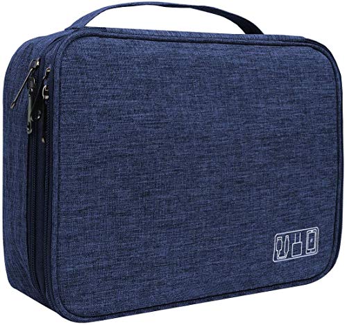 OliviaLiving Organizador de eletrônicos, bolsa organizadora de ca...