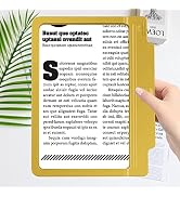 Lupa La lupa de página completa con luz, lupa de lectura grande 4x y lupa completamente iluminada 36x.