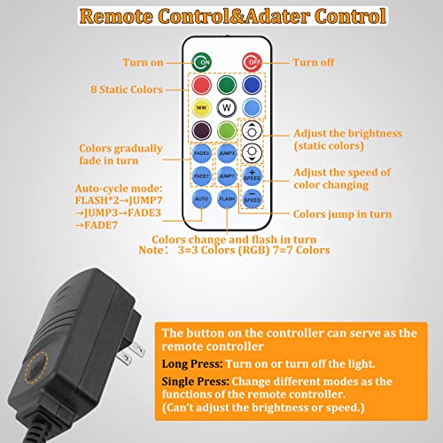 Dott Arts 100Ft Outdoor String Lights With Dimmable Remotes,Rgb Outdoor Lights For Patio Lights Outdoor Waterproof With 32 Plastic Bulbs,Led String Lights Outdoor Decor For Bistro Backyard #TOP5