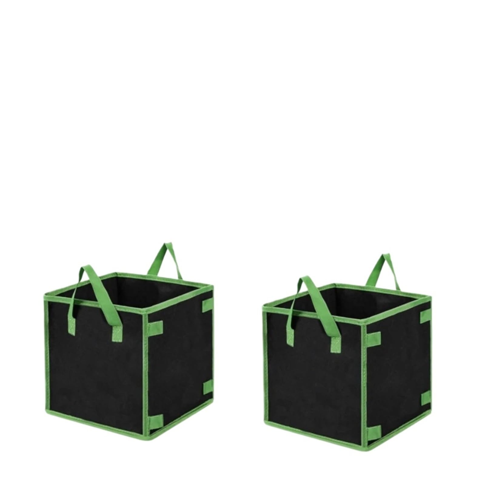 Stofftopf Quadratische Filz-Wachstumstasche | For Gemüseblumen, 2 Stück, 4/7/10 Gallonen(2PCS 7 Gallon)