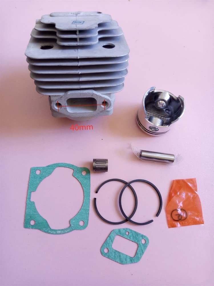 [Tool Accessories] 40F-5 Cylinder KIT 40MM 1E40F-5 40-5 2 Stroke BRUSHCUTTER Trimmer Auger ZYLINDER Piston Ring Bearing Gasket Roller Assembly