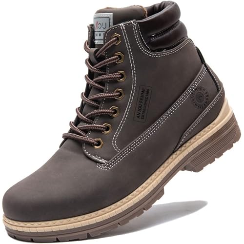 ANJOUFEMME Womens Hiking Snow Winter Boots
