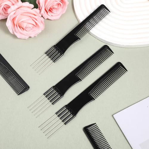 Set de 6 peines para cabello negro de doble cabeza miniatura 7